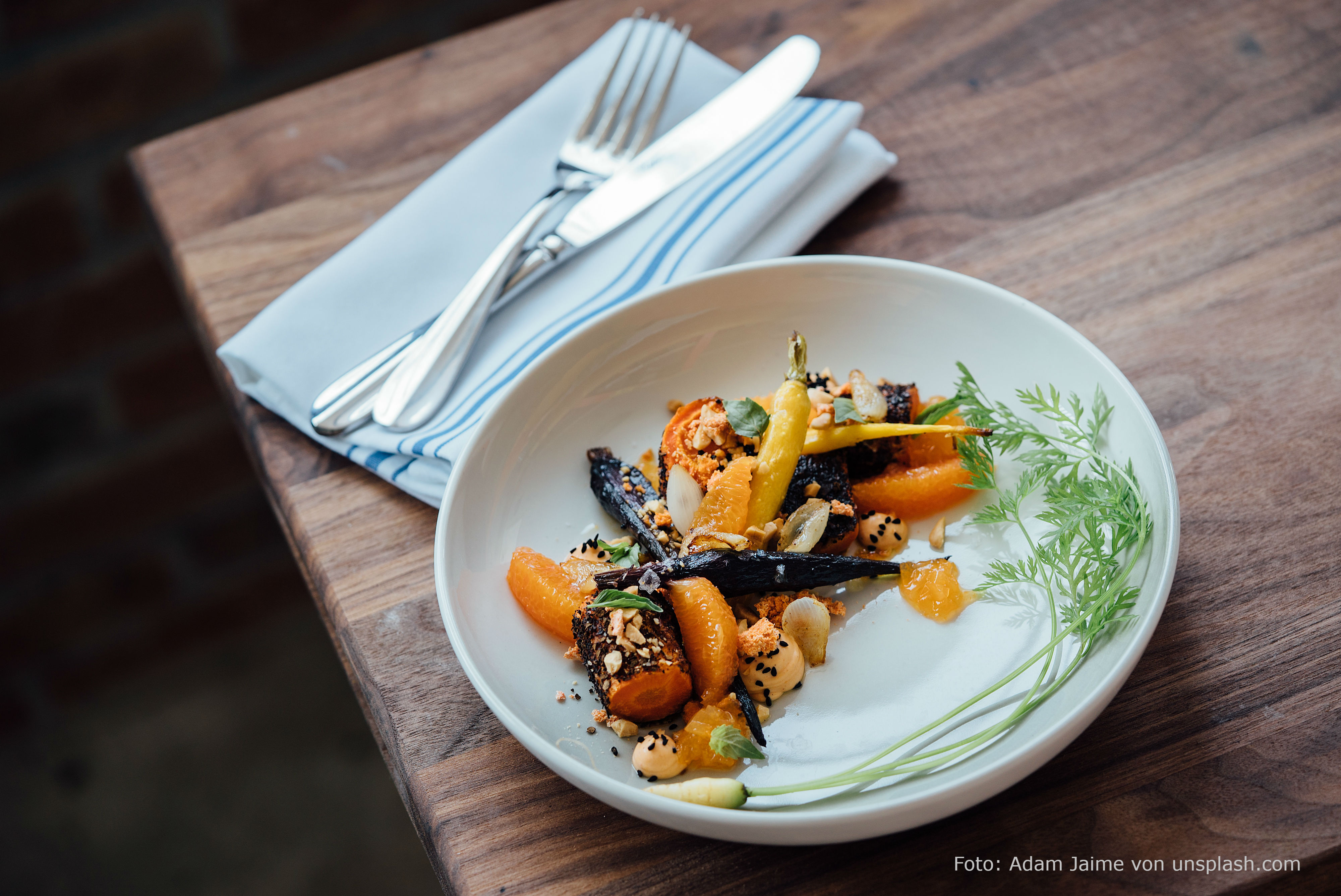 Rohkost oder vegetarisches Essen